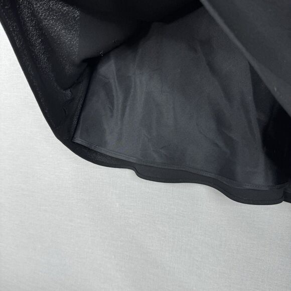 Vintage Jones New York Womens Dress 4 Black Cowl Beaded Crepe Gown Formal Prom - Picture 4 of 13